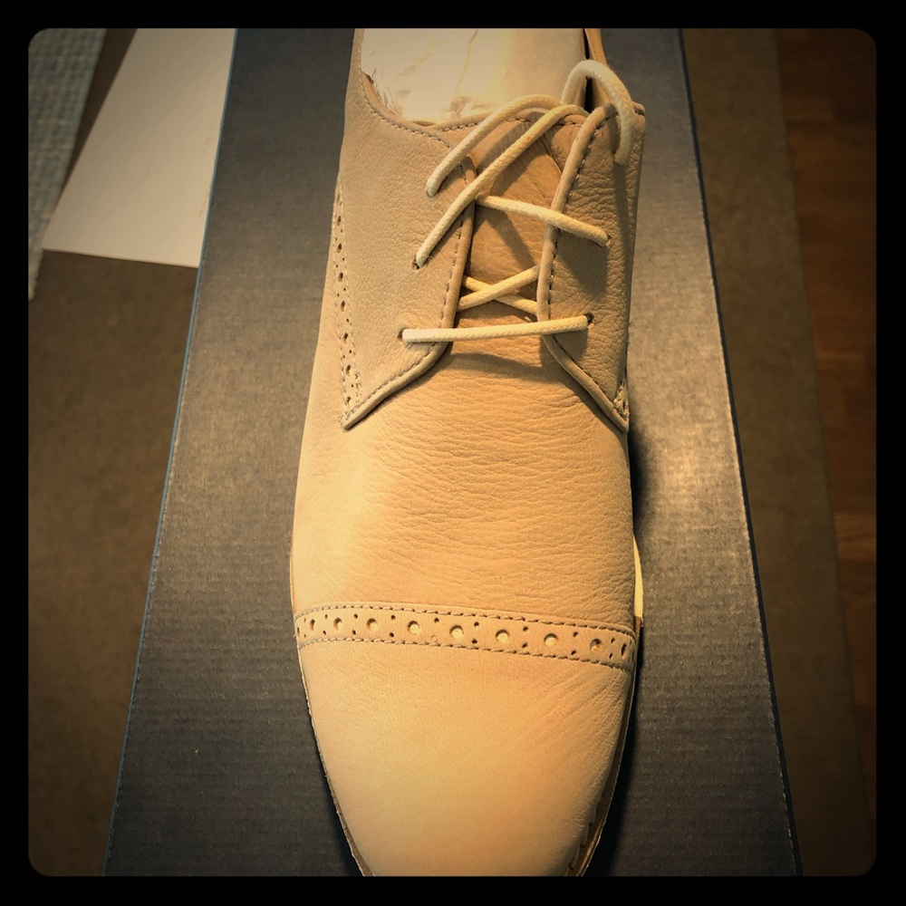 Cole Haan “gramercy oxford cap toe” in suede